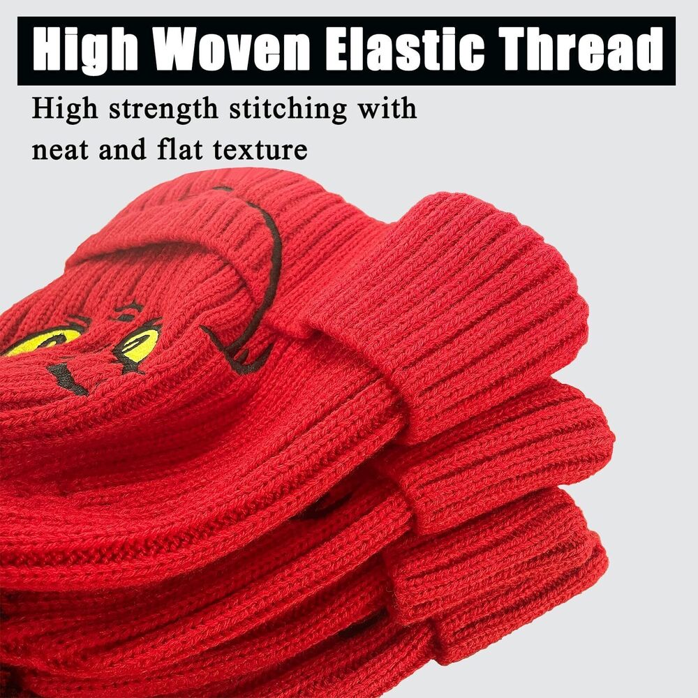 7754 The Christmas Beanies Hats , 2PCS Christmas Beanies Hat Slouchy Warm